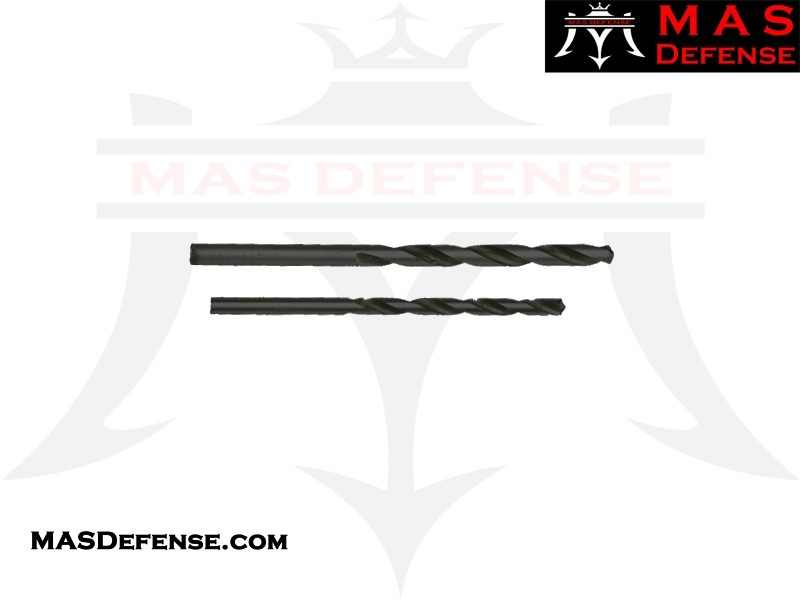MAS Defense M3/M4 Drill Bits for Polymer80 Frames - Precision Tooling for P80 Builds