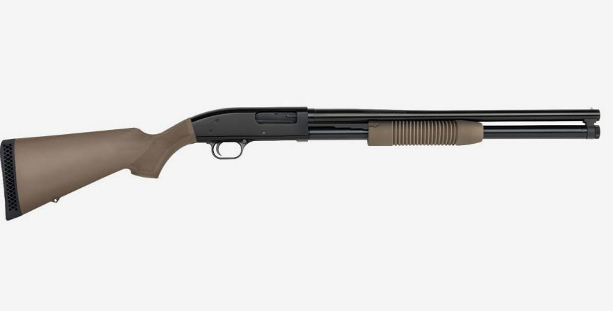 Maverick 88 Security 12 Gauge Pump Shotgun with FDE Stock