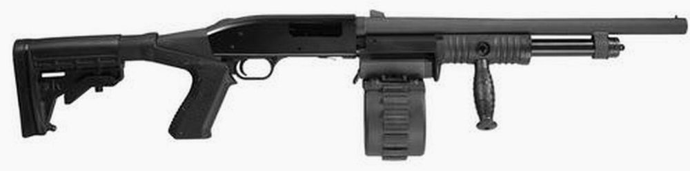 Maverick Adaptive Tactical Sidewinder Mav 88 Pump 12ga 18.5" 2.75" 10 Rd Drum