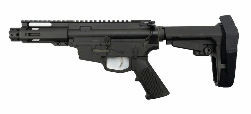 MCM DS9-S 9mm 4.5" Rear Charge Black Cerakote Accepts HK MP5 Magazines