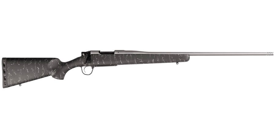 Mesa 28 Nosler Bolt-Action Rifle with Tungsten Cerakote Finish and Black/Gray Stock (26-Inch Barrel)