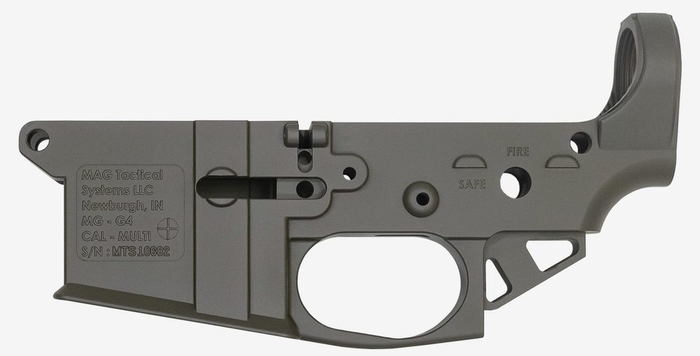 MGG4 OD Green AR-15 Ultra Lightweight Stripped Lower