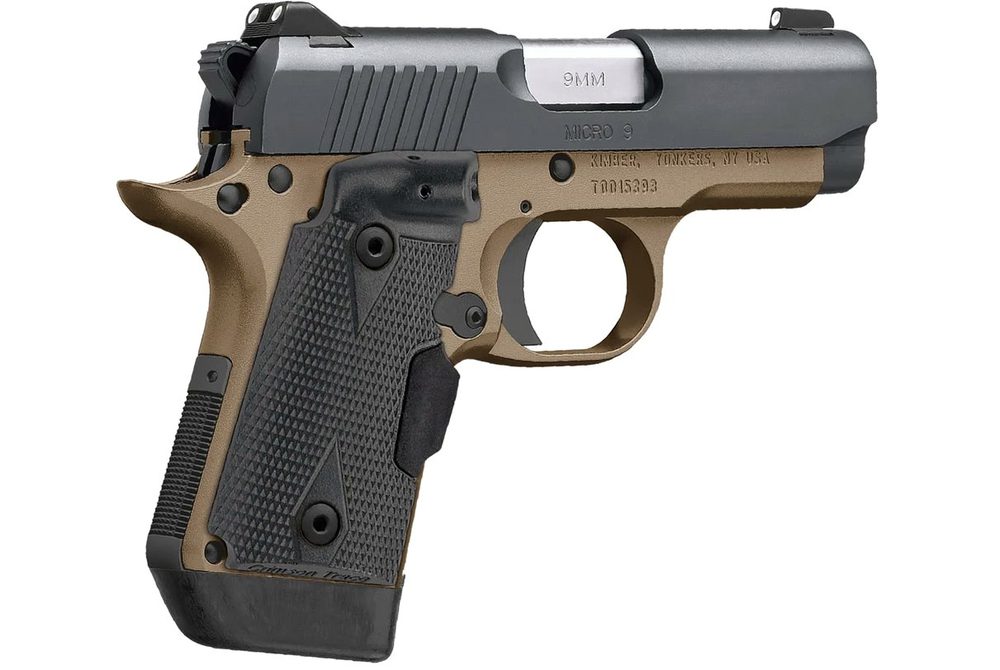 Micro 9 Desert Night 9mm with Crimson Trace Lasergrips
