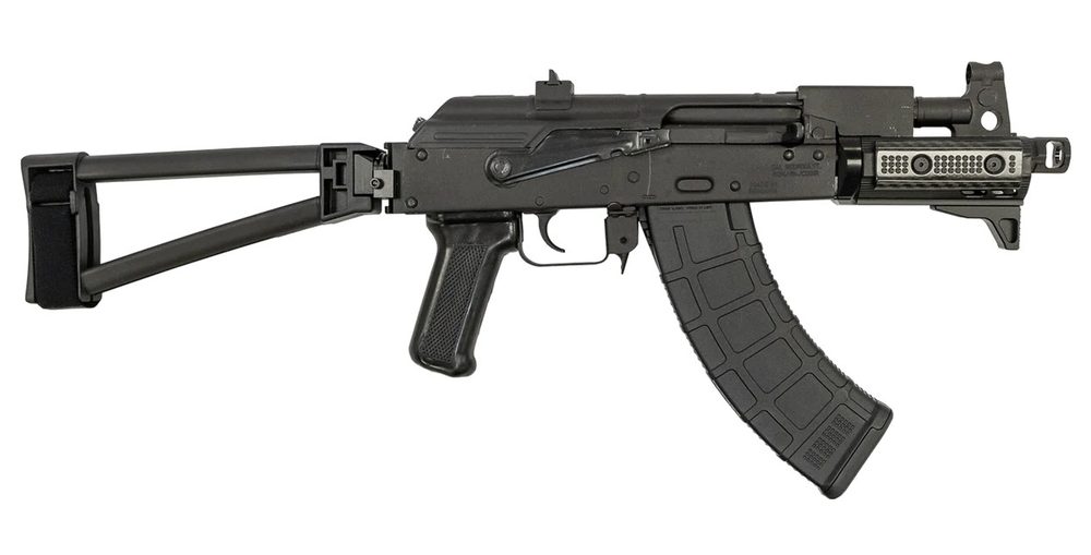 Micro Draco 7.62x39mm Pistol with SB Tactical Side Folding AK Triangle Brace