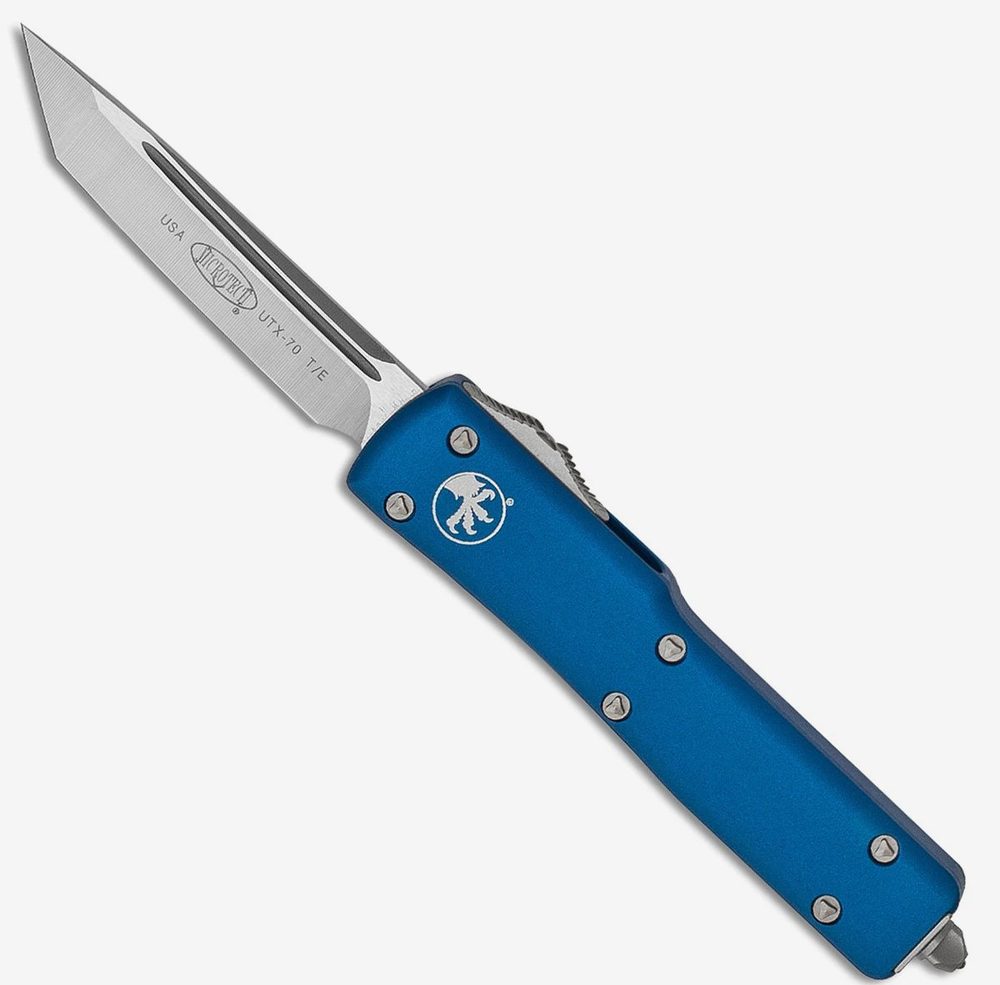 Microtech UTX-70 T/E Black Stonewash Standard 149-10 - American Edge Knives