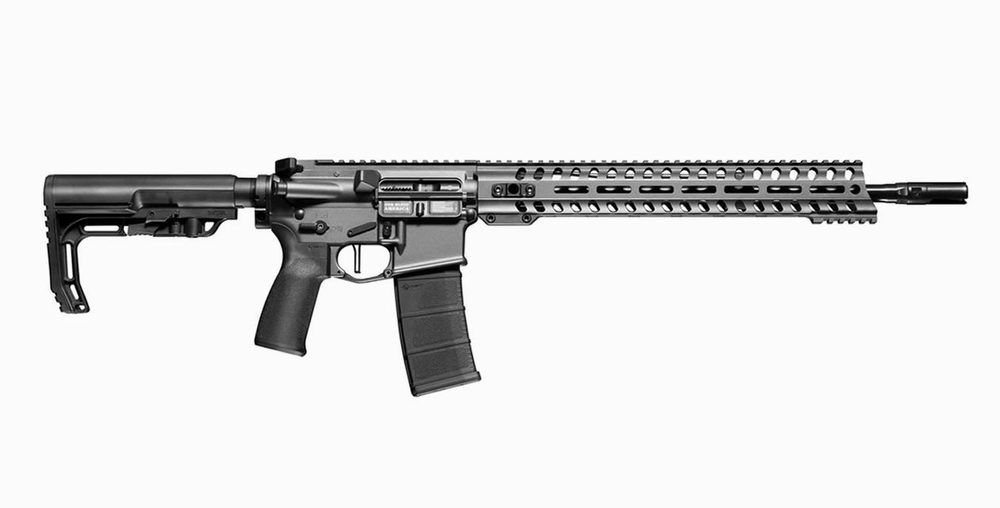 Minuteman 5.56 NATO Semi-Automatic Rifle with Tungsten Cerakote Finish