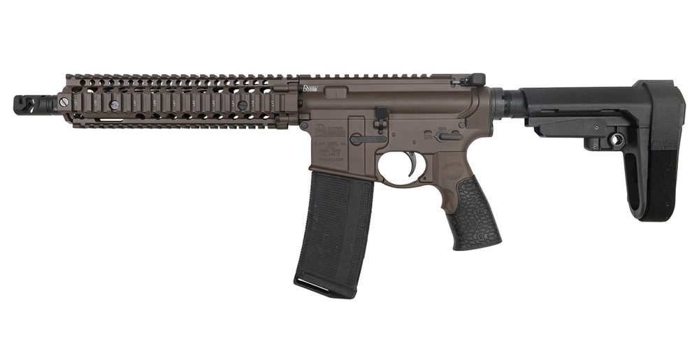 MK18 Mil-Spec 5.56mm AR Pistol with Geisselle SSA Trigger and FDE Coating