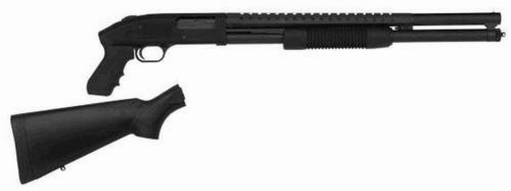 Mossberg 500 12g Cruiser/Persuader Combo Package, Pistol Grip & Full Stock