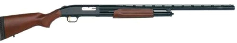 Mossberg 500 Pump 12 ga 28" 3" Wood Stock Blued