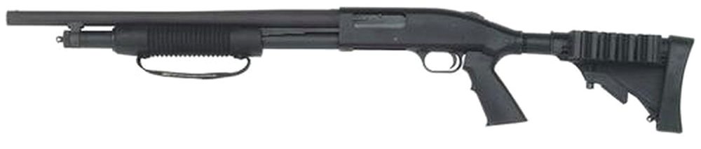 Mossberg 500 Tactical 12 Ga, 18.5", 6rd, LEFT HANDED, Adjustable Stock