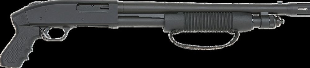 Mossberg 590, Cruiser 12 Ga, 3" Chamber, 18.5" Cylinder Barrel, Blue Finish, Pistol Grip, 7Rd, Bead Sight