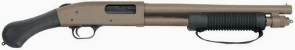 Mossberg 590 Shockwave 12 Ga 14" Barrel Flat Dark Earth Raptor Pistol Grip 6rd- No NFA Paperwork