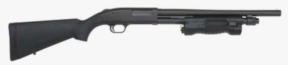 Mossberg 590A1 Pump 12g, W/Tactical Light Forend by Insight, 18"