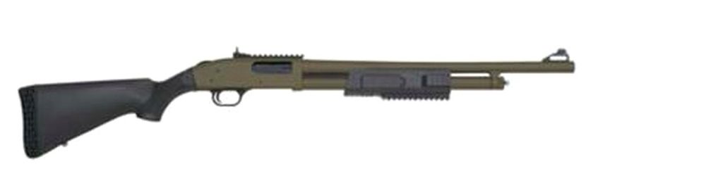 Mossberg Flex 500 Tactical TLS 12 GA 20" OD Green, Ghost Ring Sights, Synthetic Stock 5 Round