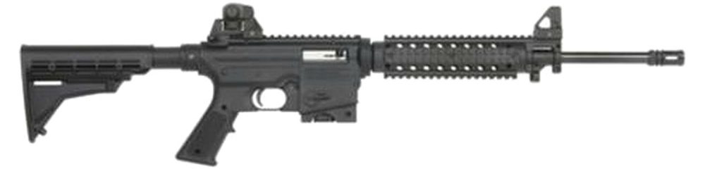 Mossberg Model 715T Tactical Flat Top .22LR, 16.25", Muzzle Brake Adjustable Sights, 10 Round Mag