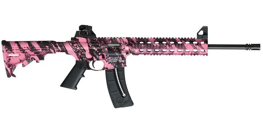 MP15-22 22 LR Pink Platinum Semi-Auto Rimfire Rifle