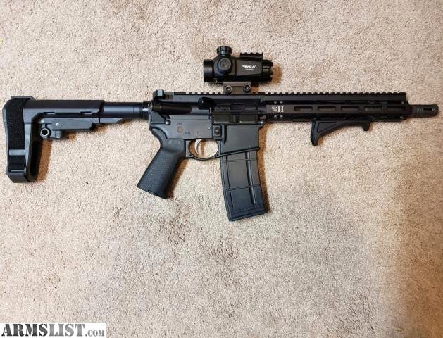 MP15 5.56mm AR-15 Pistol with SBA3 Brace