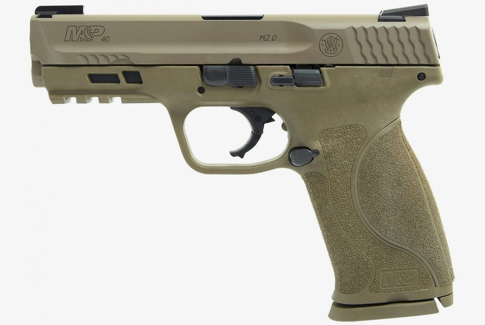MP40 M2.0 40 S&W Flat Dark Earth (FDE) Centerfire Pistol with TruGlo TFX Sights
