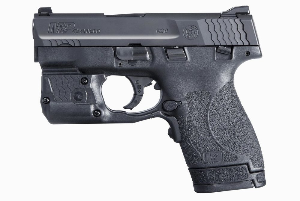 MP40 Shield M2.0 40 S&W Centerfire Pistol w/ Laserguard Pro Green Laser and Light