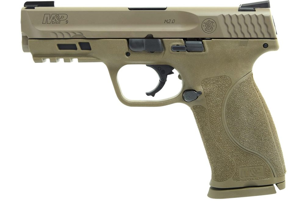 MP9 M2.0 9mm Flat Dark Earth (FDE) Centerfire Pistol with TruGlo TFX Sights