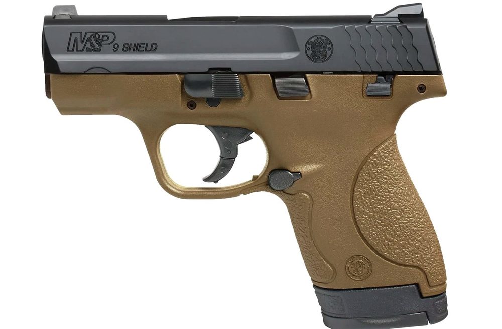 MP9 Shield 9mm Flat Dark Earth (FDE) with Thumb Safety