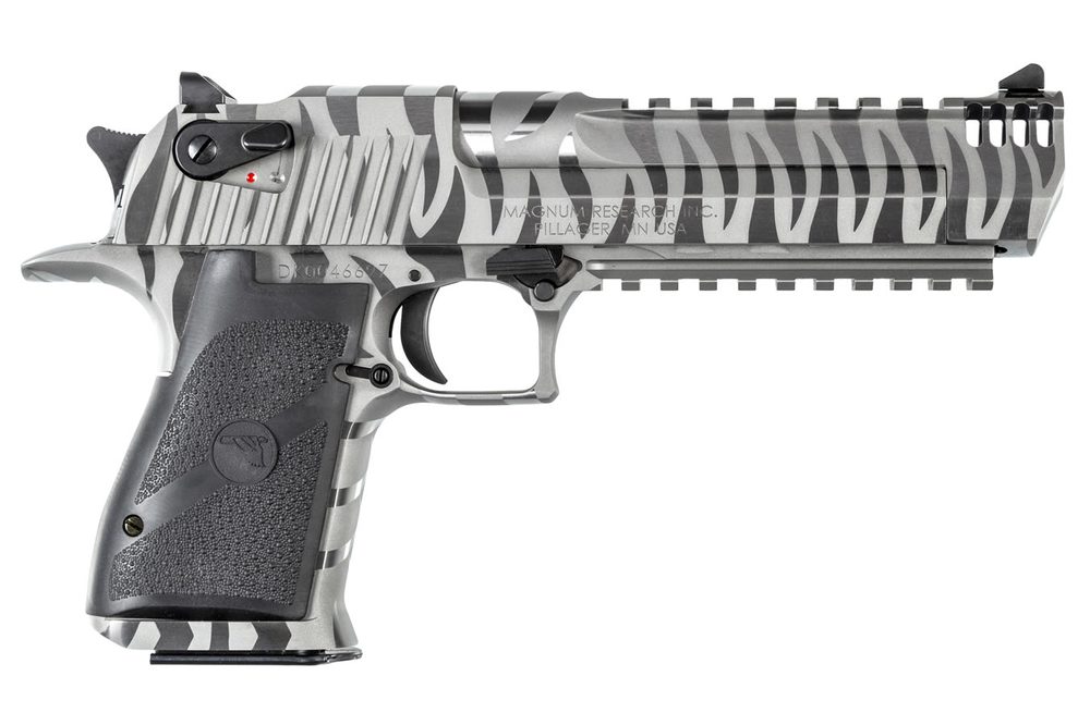 Magnum Research Desert Eagle Mark XIX 50 AE White Tiger Stripe