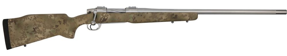 Nesika Long Range Bolt 7mm Rem Mag, 26" Barrel, Bell & Carlson Isreali Camo Stock, Stainless Steel, Repeater