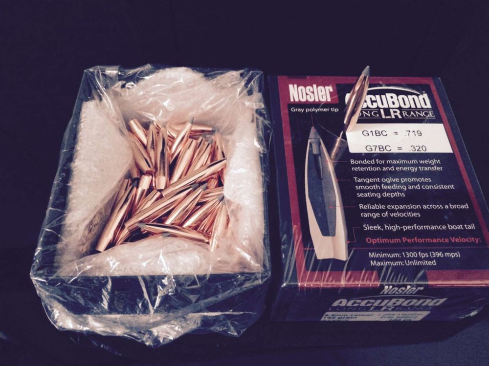 Nosler Accubond Long Range 6.5mm Copper Spitzer 142gr