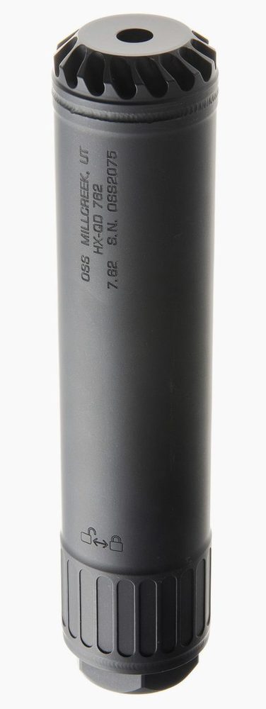 OSS HX-QD 762 Suppressor, Torque Lock, Full-Auto Rated, Black