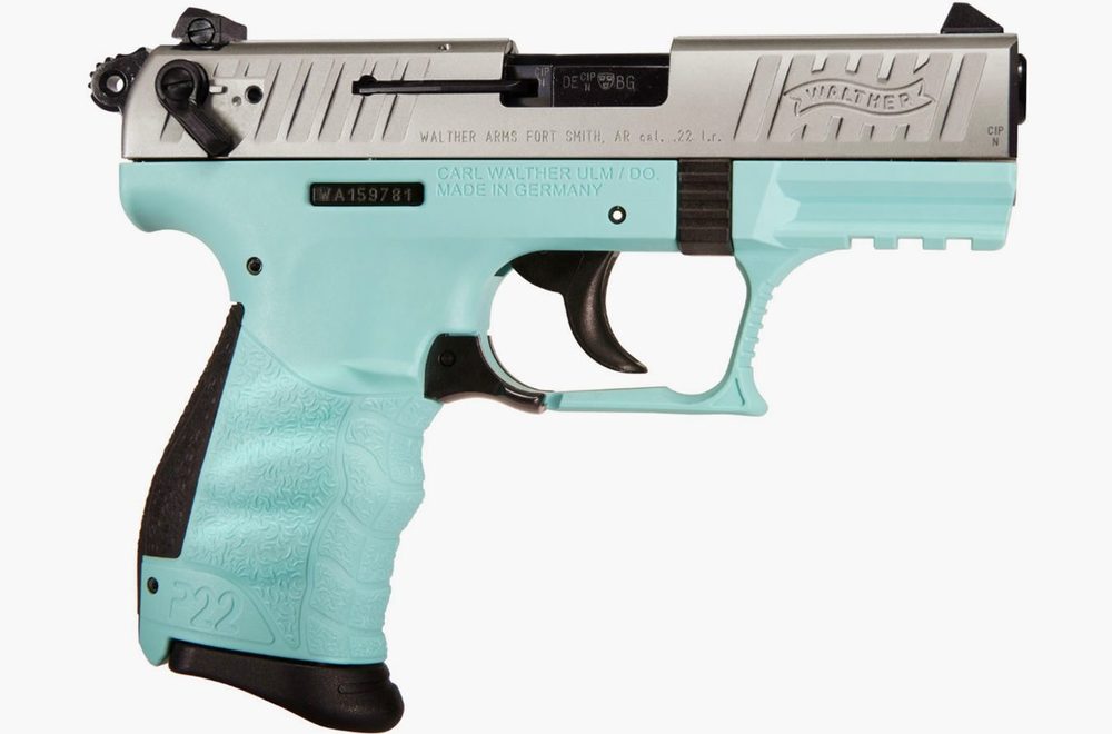 P22 22LR Rimfire Pistol with Angel Blue Frame