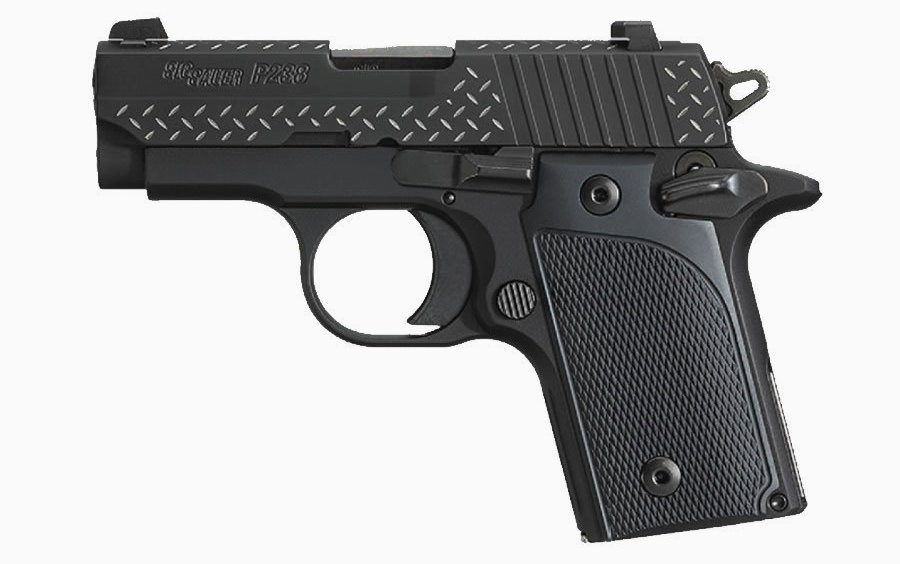 P238 Black Diamond Plate 380 ACP Centerfire Pistol