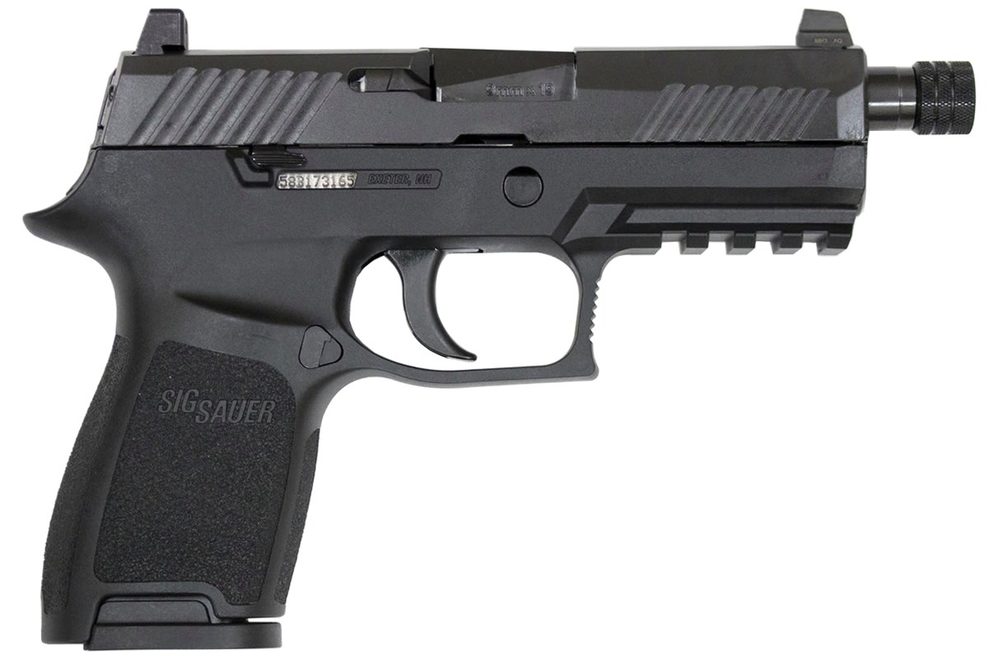 P320 Compact 9mm Striker Fired Pistol with Threaded Barrel and Night Sights