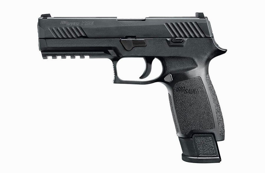 P320 Full-Size Tacops 9mm Striker-Fired Pistol with 4 Magazines