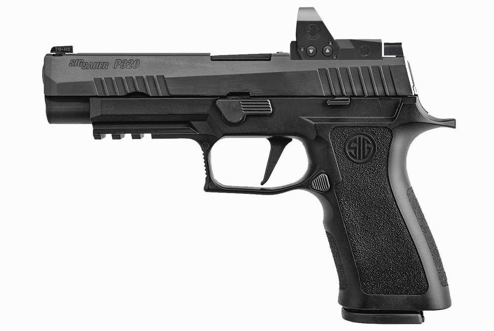 P320 XFull 9mm Full-Size Striker-Fired Pistol with ROMEO1 Pro Red Dot