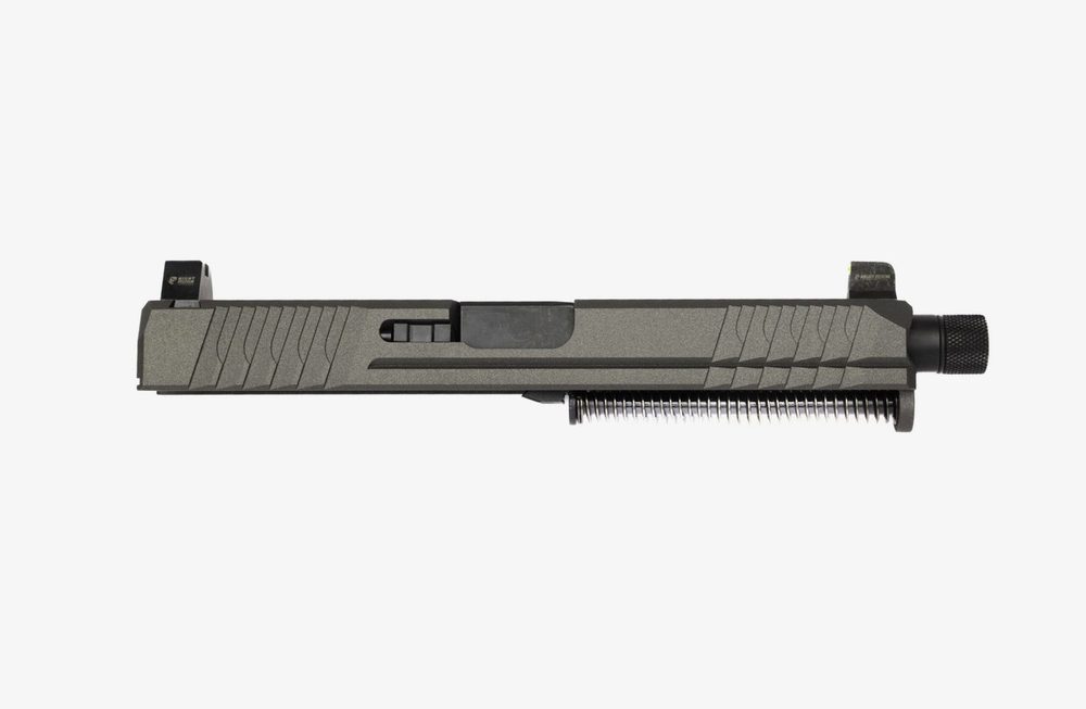 P80 PF940V2 PFS9 Full Size Slide Assembly - OD Green