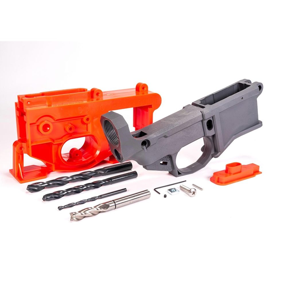 P80 G150 AR-15 80% Receiver Kit - Gray