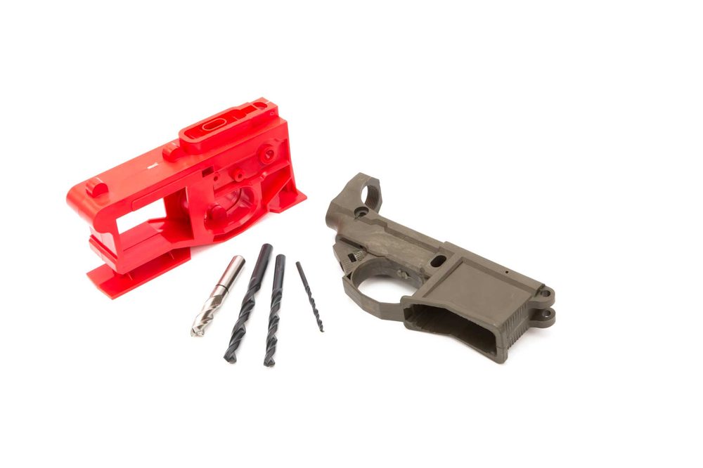 P80 G150 AR-15 80% Receiver Kit – OD Green - polymer 80