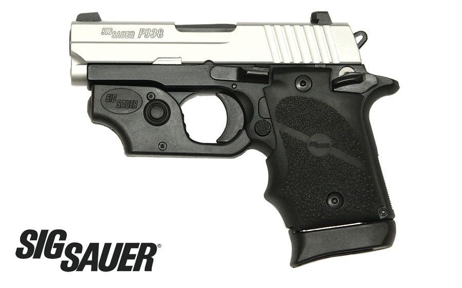 P938 Two-Tone 9mm Centerfire Pistol with Sig Laser