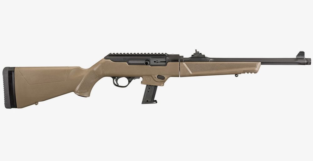 PC Carbine 9mm with FDE Stock and Threaded Barrel