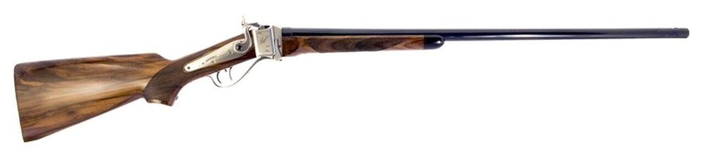 Pedersoli 1878 Sharps Single Shot 45-70 Govt, 30" Blued Barrel, Checkered Wood Stock, Engraved Receiver