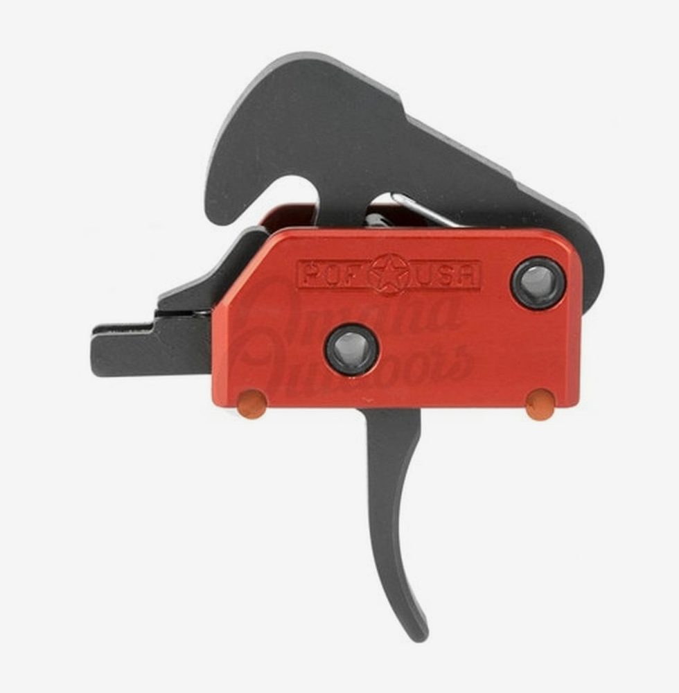 POF Drop-In Two Stage Standard Trigger, KNS Pins, Black/Red