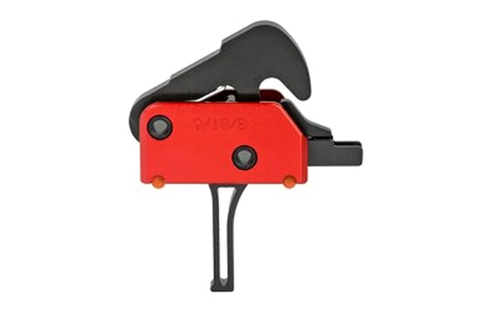 POF Drop-In Two Stage Straight Trigger, KNS Pins, Black/Red