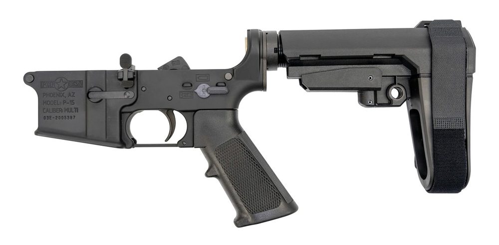POF Gen4 P-15 Assembled Lower .223/5.56, POF Trigger, SBA3, Black