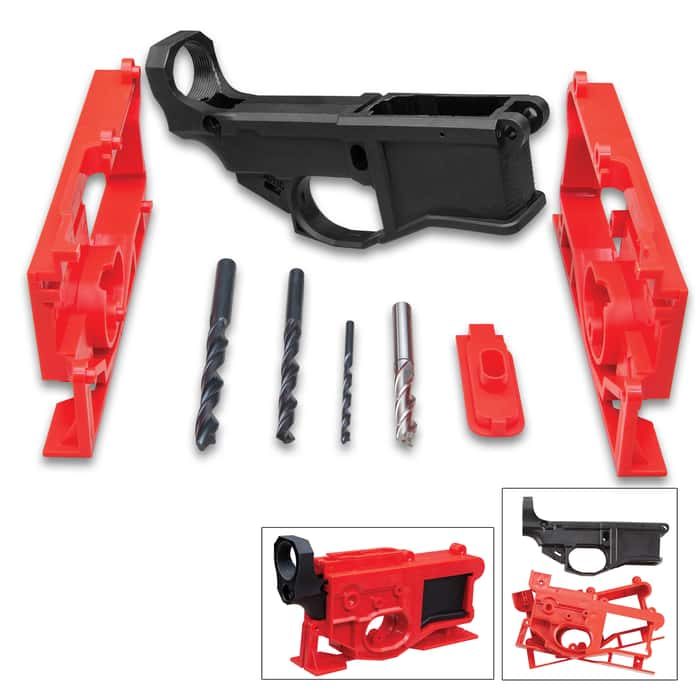 Polymer80 AR-15 80% Lower Receiver with Jig Kit