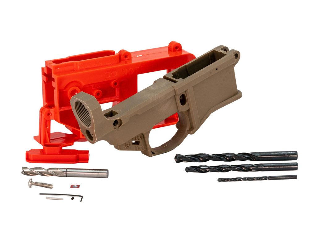 Polymer80 G150 AR-15 80% Lower Receiver Kit - Flat Dark Earth