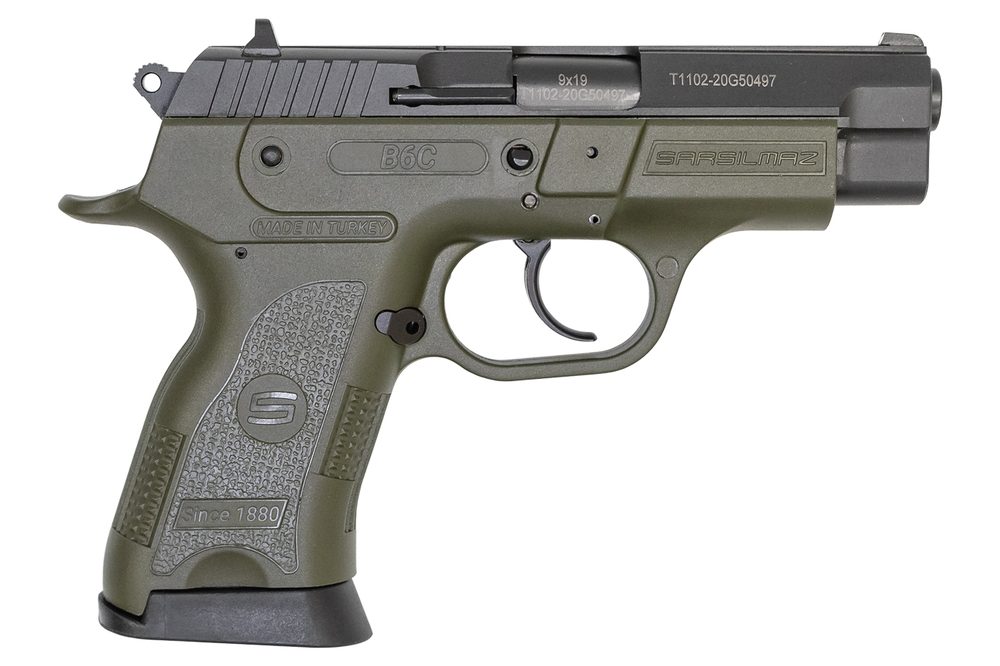 Polymer80 PFC9 Complete Pistol - OD Green Frame, Compact 9mm