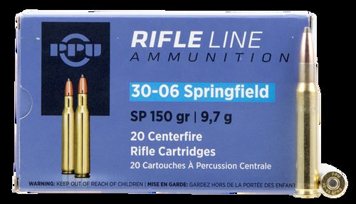 PPU Rifle Line 30-06 Springfield 150gr Soft Point