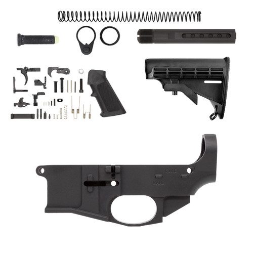 Premium Fire/Safe Marked Billet 80% Lower Assembly