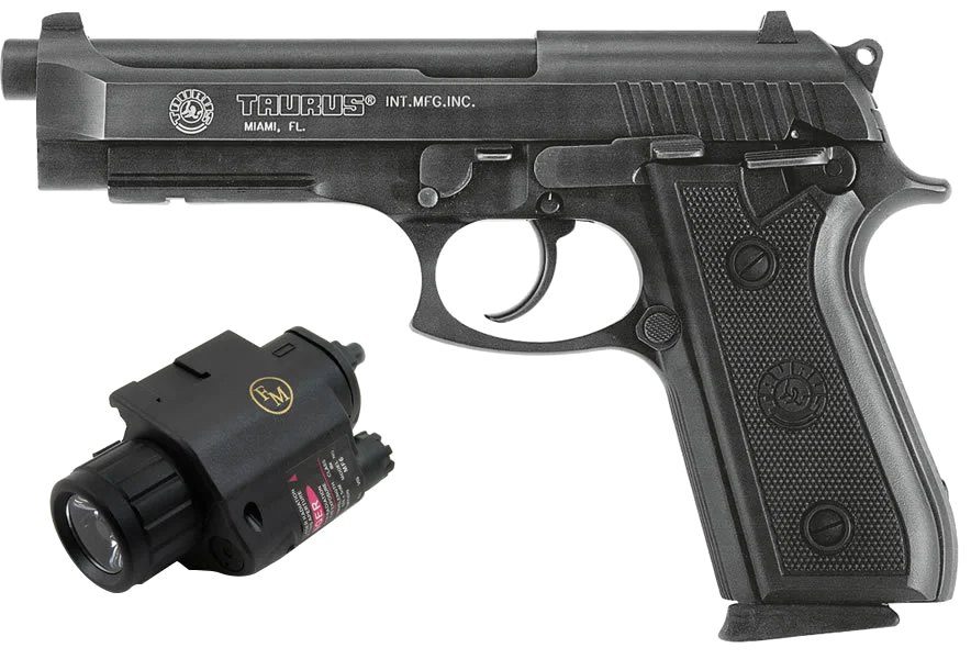PT92 AF 9mm Semi Automatic Pistol with Laser/Light Combo