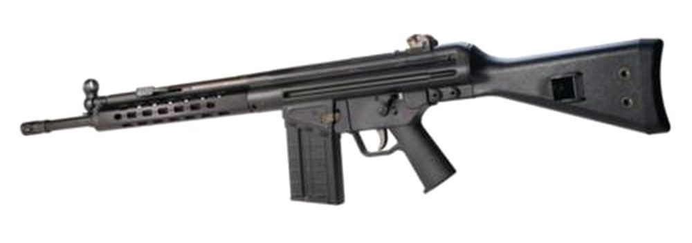 PTR-91F 308, 18 Inch, Black Furniture, HK Flash Hider